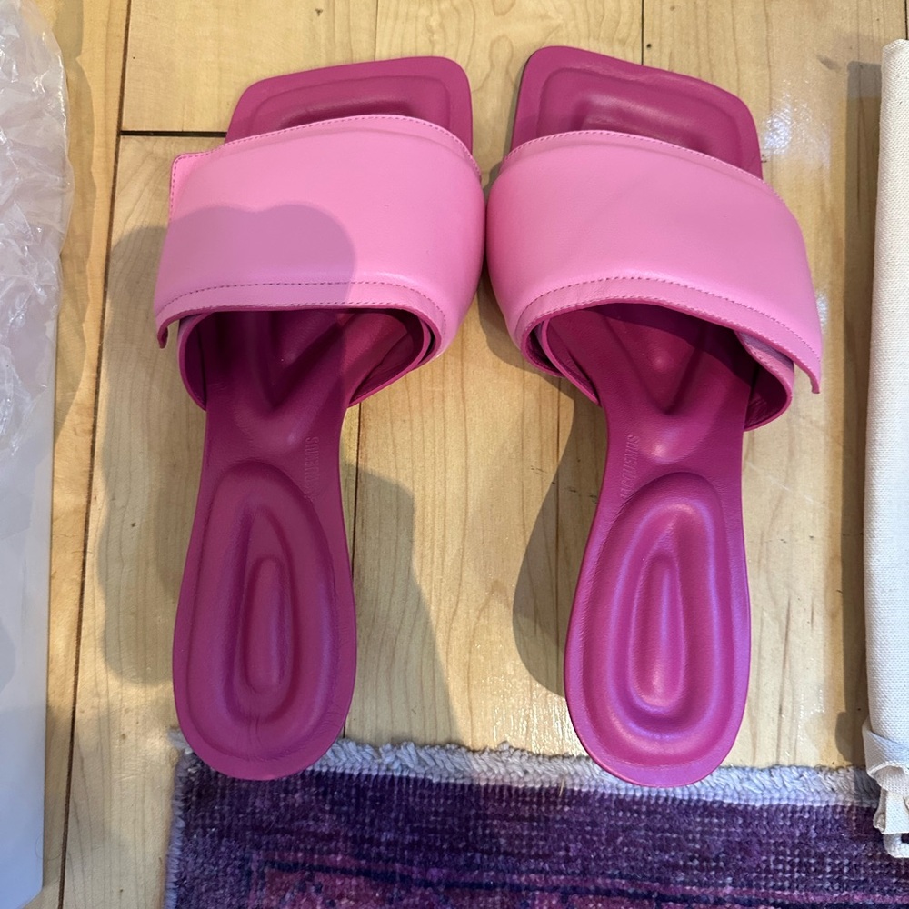 Jacquemus Pink les mules piscine sandals - Picture 5 of 8